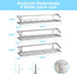 Auledio Spice Rack, Spice Rack Organizer for Cabinet Spice Rack Wall Mount Hanging Spice Rack, Spice Rack Organizer Spice Rack Wall(3 Pack)