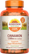 Sundown Cinnamon Capsules, Supports Sugar Metabolism, Non-GMO, Gluten-Free, Dairy-Free, 200 Ct