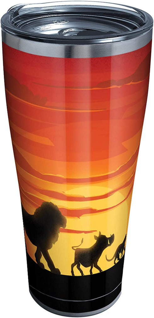 Tervis Triple Walled Disney - Lion King Insulated Tumbler Cup Keeps Drinks Cold & Hot, 30oz - Stainless Steel, Silhouette