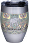 Tervis Triple Walled Ivory Ella Insulated Tumbler Cup Keeps Drinks Cold & Hot, 12oz - Stainless Steel, Mosaic Print