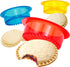 HiYZ Sandwich Cutter and Sealer - 5 PCS Decruster Sandwich Maker for Uncrustables - Peanut Butter and Jelly Crustless Sandwich Bread Pancake Maker Cookie Cutter for Kids Children Boys Girls(Red)