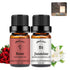 yethious Rose Essential Oil Jasmine Essential Oil Rose Essential Oils Set 2 Pack Organic Rose Oil Essential Oil Undiluted Aromatherapy Oils for Diffuser, Perfume, Soap, Candle Making 2 X 10ML