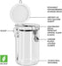 Oggi Clear Canister Food Storage Container, 59 Ounce