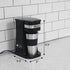 Elite Gourmet EHC111A Personal Single-Serve Compact Coffee Maker, with Pause N Serve, Reusable Filter, On/Off Switch, Water Level Indicator, 14-oz, Black