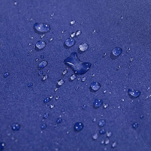 MIULEE Pack of 4 Decorative Outdoor Waterproof Pillow Covers Square Garden Cushion Cases PU Coating Throw Pillow Cover Shell for Patio Tent Park Couch 16x16 Inch Navy Blue