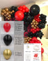 Red Black Metallic Gold DIY Balloon Arch Garland Kit-Party Supplies Metallic Gold, Red, Black Balloons for Baby&Bridal Shower, Birthday Party, Wedding, Grad, Anniversary Party