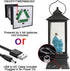 Eldnacele Battery Operated Plug-in Musical Lighted Christmas Water Snowing Glittering Snow Globe Lantern with Timer Christians Nativity Lantern Decor, Holy Family