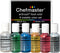 Chefmaster - Metallic Airbrush Kit - Airbrush Food Coloring - 6 Pack - Vibrant and Fade-Resistant Sheen - Works With Any Airbrush Tool to Achieve Amazing Effects and Designs - Made in the USA