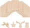 15 Pack 6”x4” Basswood Sheets for Crafts 2mm Thin Cricut Wood Sheets Cricut Basswood Plywood Sheets for Christmas Decorations Drawing Painting DIY Birthday Decor Wood (150x100x2mm)