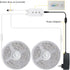 50Ft LED Strip Lights, Hedynshine Color Changing RGB Strip Lights for Bedroom,40 Key IR Remote Control, SYNC to Music Strip Lights(APP+Mic+Remote+3 Button Switch)