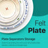Felt Plate China Storage Dividers Dish Protectors White Extra Large Thick and Premium Soft