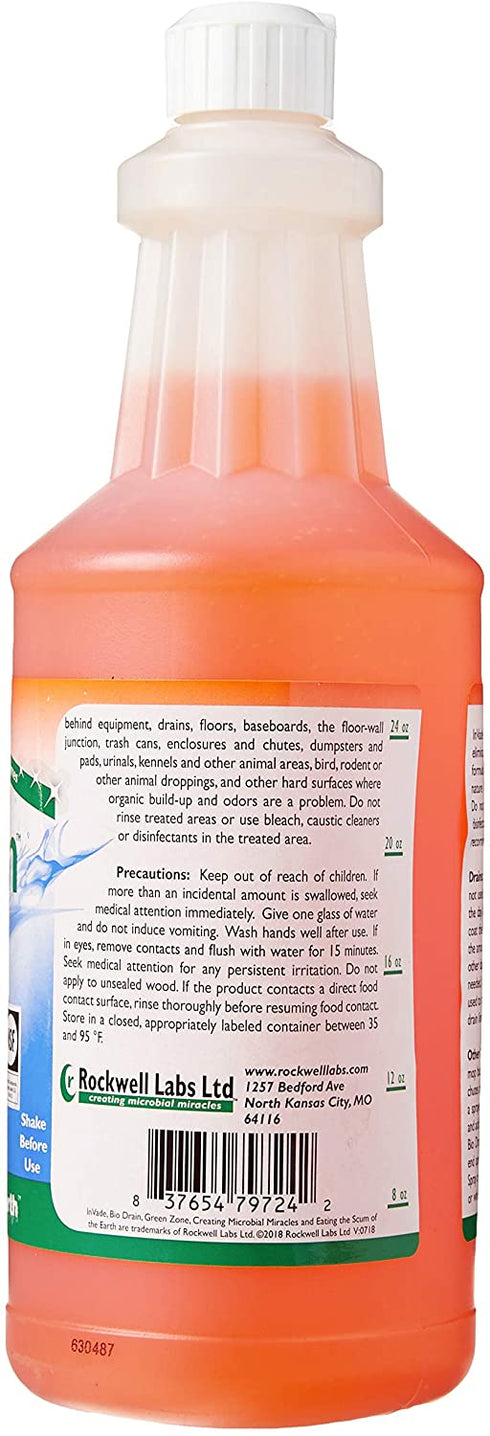 Rockwell Labs IBDC032 Invade Bio Drain Gel-1 qt, Orange