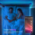 Under Cabinet LED Lighting Kit, GPED 5050 RGB Led Strip Lights 6PCS Waterproof TV Backlight with APP Remote Control Music Sync Led Lights Flexible 10ft Tape Lighting Kits Timing Bedroom Kitchen