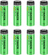 Taken 14430 3.2 Volt Rechargeable Solar Battery, 3.2V 450mAh 14430 LiFePO4 Rechargeable Battery for Solar Panel Outdoor Garden Lights (NOT AA Battery) - 8 Pack
