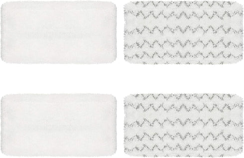 4 Pack Steam Mop Pads for Bissell Symphony 1252 1606670 1543 1652 1132 1530 11326 Vacuum and Steam Mop, Bissell 2747A Replacement Pads, Bissel Symphony Pet Mop Pads, Microfiber Washable & Reusable