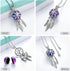 shajwo Cremation Jewelry Dream Catcher Urn Necklaces for Ashes Flower Feather Keepsake Memorial Hollow Pendant for Women Men
