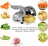 GKDOMS French Fries Cutter, Potato Slicer Stainless Steel Potato Vegetable Fruit Cutter Non-slip Suction Base French Fries Cutter Food Slicer, 1/2-Inch Blade Fries Maker for Potatoes Carrots Cucumbers
