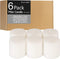 Pillar Candles - 3x3 inch | 25 Hours Burning, 6 Count - White Unscented Smokeless European Pillar Candles - Perfect for Wedding, Parties, Spas, Home Gatherings and Dinner