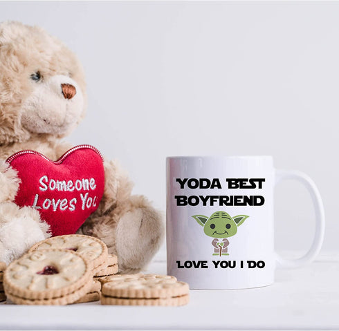 Yoda Best Boyfriend Mug, I Love You Boyfriend Gifts, Best Boyfriend Birthday Gift, Valentine™s Day Gifts For Boyfriend From Girlfriend, Romantic Anniversary Mug, Valentine Mugs For Men, Easter Gift