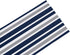 Stripe Table Runner-Navy Blue Gray White Cotton linen-Long 108 inche Dresser Scarves,Farmhouse Tablerunner for Kitchen Coffee/Dining/Sofa Table Bedroom Home Living Room,Scarf Decor for Holiday Dinner