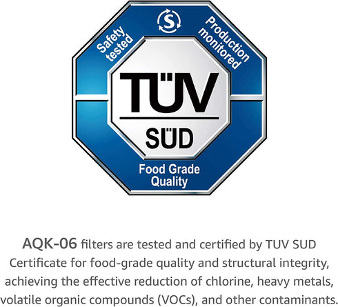 Replacement for Brita Water Filter, Pitchers and Dispensers, Classic OB03, Mavea 107007, and More, NSF, TœV SœD Certified Pitcher Water Filter, 1 Year Filter Supply, by AQUA CREST, 6 Count