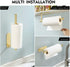 KES Gold Paper Towel Holder Under Cabinet Mount Adhesive Paper Towel Roll Holder for Kitchen Stick on Wall SUS 304 Stainless Steel, A7170S30-BZ
