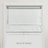 Exclusive Home Curtains Prague Trellis Blackout Roman Shade, 27x64, White
