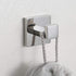 Bathroom Hooks, YGIVO Towel Robe/Coat Clothes Hook Chrome Polished SUS304 Stainless Steel Square Hanger Wall Hooks Heavy Duty for Bath Kitchen Bedroom Garage Hotel Wall Mounted 2 Pack