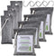 Bamboo Charcoal Air Purifying Bag,Charcoal Odor Absorber,Bamboo Charcoal Air Purifying Bags,Activated Bamboo Charcoal for Home,Pets,Car,Closet,Basement,8 Pcs Set(4x200g,4x50g,4 hooks)