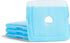Cool Coolers by Fit + Fresh, Reusable & Long-Lasting Slim Ice Packs, Perfect Addition To Your Lunch Box, Camping Accessories, Insulated Lunch Bag, Beach Cooler Backpack & More, 4PK, Clear Blue