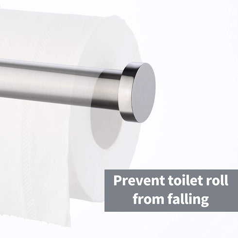 KES Toilet Paper Holder for Bathroom 2 Pack Tissue Holder Dispenser SUS304 Stainless Steel RUSTPROOF Toilet Roll Holder Wall Mount Brushed Finish, A2175S12-2-P2