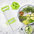 Mandoline Slicer for Kitchen Mandolin Slicing Tool 6 in 1 Vegetable Mandoline Slicer Cutter Chopper Grater Slicers for Fruits Vegetables Julienne Carrot Cucumber Sweet Potato Chip Slicer Thin