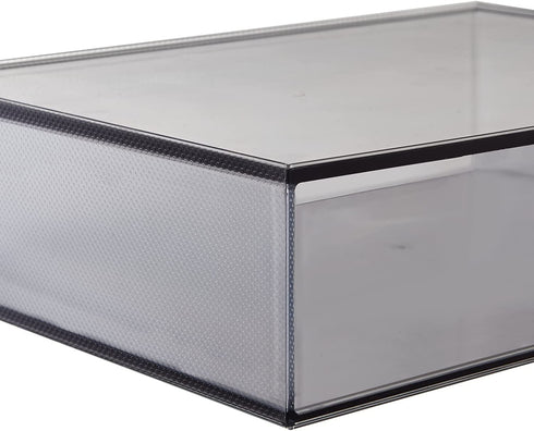 STORi STAX Stackable Office Open Front Organizer 12-1/2" Wide | Classic Grey