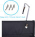 KHIKILY Baseball Hat Rack 24 Pocket Over-The-Door Cap Organizer with Clear Deep Pockets