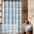 ANYEV Fabric Shower Curtain for Bathroom, Quick-Drying Durable and Washable Waterproof Polyester Fabric with Hooks 72" x 72"?Blue, Gray Green, Taupe, White?