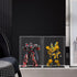 LANSCOERY Clear Acrylic Display Case Assemble Countertop Box Cube Organizer Stand Dustproof Protection Showcase for Action Figures Toys Collectibles (6x6x10 inch; 15x15x25cm)