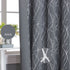 Estelar Textiler Kids Room Darkening Blackout Curtains Grommet Bedroom Decorative Silver Wave Line Curtains for Bedroom 38W x 54L Grey 2 Panels