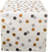 DII Metallic Holiday Collection Tabletop Kitchen Linens, Tablecloth, 14x108, Sparkly Confetti