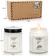 Gingerbread and Black Cherry Scented Candles Set, 2 Pack 7.2 oz Soy Candles for Home Scented, Aromatherapy Candle Set with Strongly Fragrance, Gifts for Women, Mom, Valentines Day Gifts