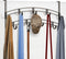 Lynk Over Door 9 Hook Rack Shirt, Belt, Hat, Coat, Towel Organizer, Bronze
