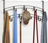 Lynk Over Door 9 Hook Rack Shirt, Belt, Hat, Coat, Towel Organizer, Bronze