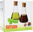 Simax Oil And Vinegar Dispenser Set: Borosilicate Glass Kitchen Oil Dispenser Set with Cork Top - Olive Oil And Vinegar Dispenser Bottle - Oil Vinegar Dispenser Set - Olive Oil Cruet Set of 2-8 Oz