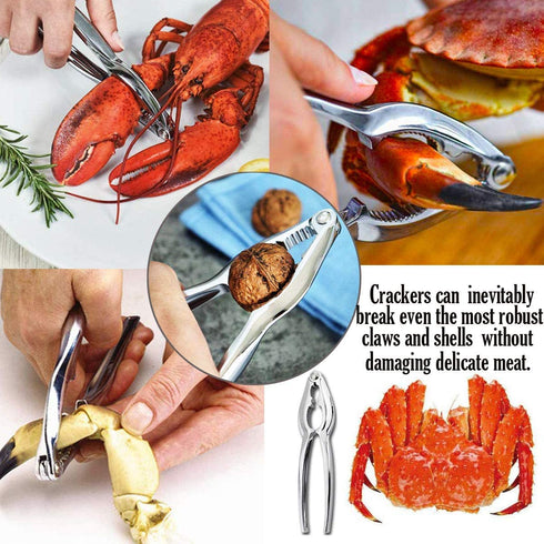 Artcome 22-Piece Seafood Tools Set Including 2 Lobster Crackers, 6 Crab Forks, 4 Lobster Shellers, 2 Butter Warmers, 1 Lobster Crab Mallets, 1 Seafood Scissor and 6 Tealight Candles