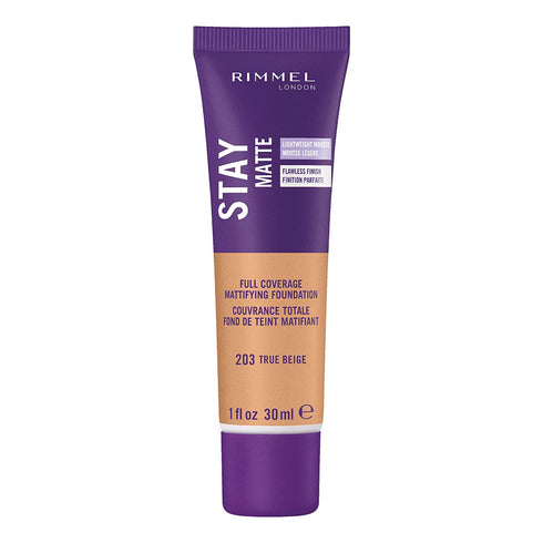 Rimmel Stay Matte Foundation, True Beige, 1 Fluid Ounce
