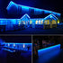 Awinking Solar Strip Lights 180 LED 19.7Ft, 8 Lighting Modes Solar Powered LED Strip Lights Waterproof Outdoor Christmas Solar Tape Lights for Christmas Decor Party House Garden Deck Patio Step Pool