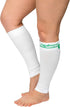 Vagabond Wide Calf Plus-Size Graduated Compression Socks Sleeves-Soothing Comfy DVT Large Cuffs - Great for Travel