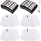 2 HEPA + 4 Foam & Felt Filters for Shark Navigator Lift-Away NV350, NV351, NV352, NV355, NV356E, NV357, NV360, NV370, NV391, UV440, UV490, UV540, Compare to Part # XFF350 & XHF350 Replacement Filter€¦