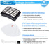 2 HEPA + 4 Foam & Felt Filters for Shark Navigator Lift-Away NV350, NV351, NV352, NV355, NV356E, NV357, NV360, NV370, NV391, UV440, UV490, UV540, Compare to Part # XFF350 & XHF350 Replacement Filter€¦