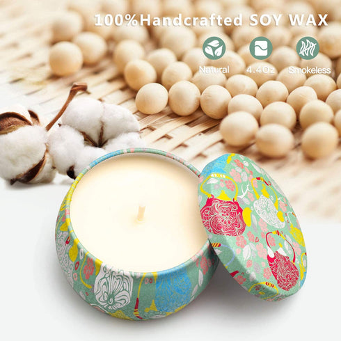 Scented Candles Gifts for Women, Aromatherapy Candles for Home Scented, with Lavender, Gardenia, Jasmine Scents, Women Gifts Candle Set for Birthday Mother's Day Bath Yoga Valentine's Day Wife, Friend