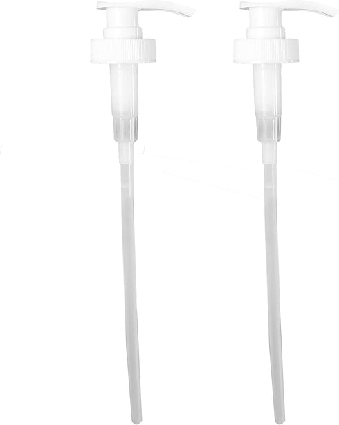 Universal Industrial Dispenser Pump for 1 Gallon Bottles by L'AUTRE PEAU - 38/400 | 12" Height | 5-7 CC Per Stroke | Pump Sanitizer, Lotion, Shampoo, Conditioner | Standard & F-Style Gallons (2 Pack)